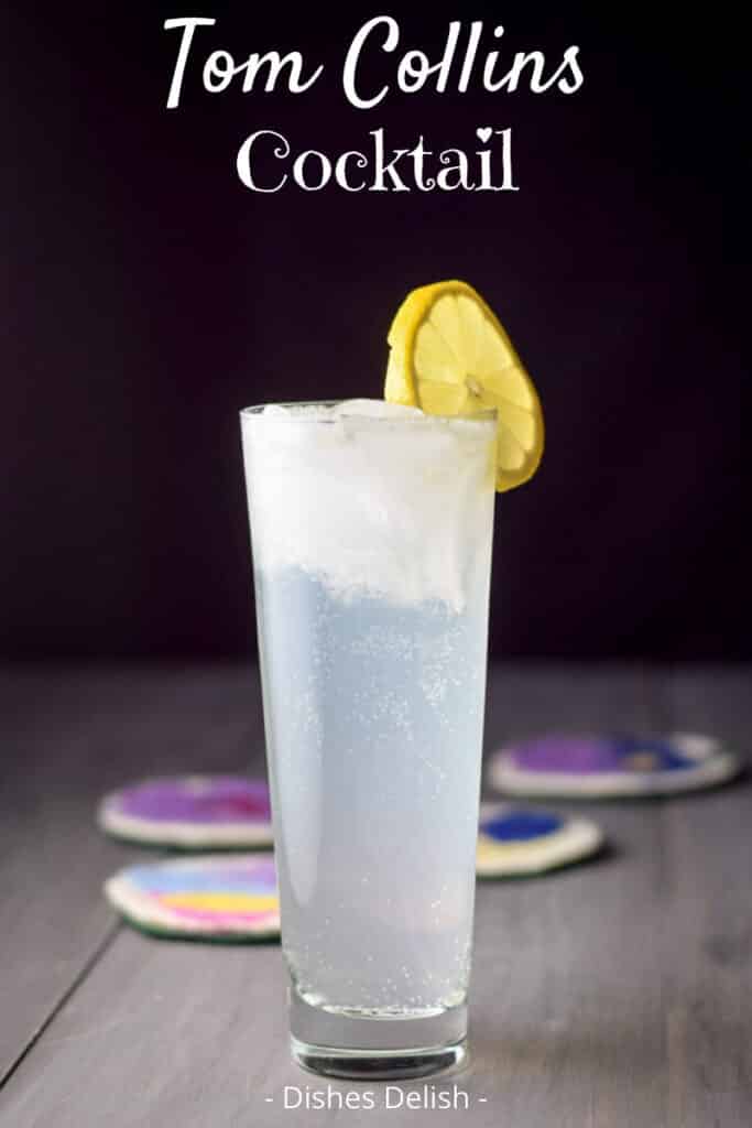 Tom Collins Cocktail for Pinterest 3