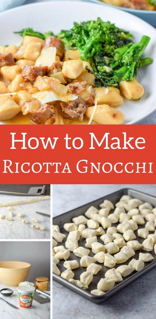 How to make Ricotta Gnocchi for Pinterest