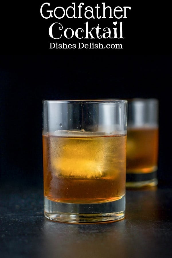 Godfather Cocktail for Pinterest
