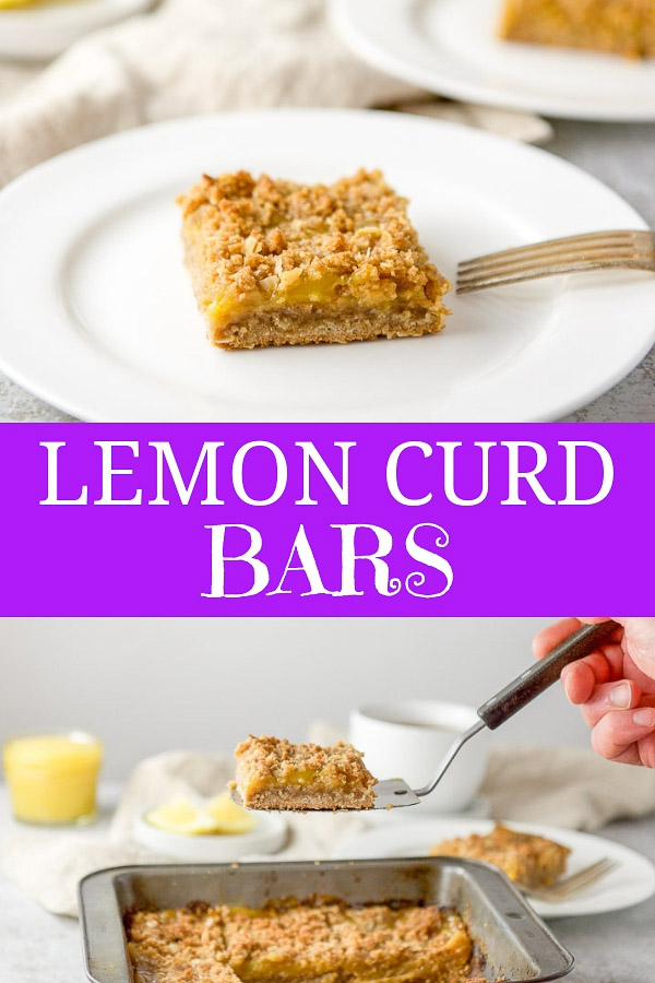 Lemon Curd Bars for Pinterest