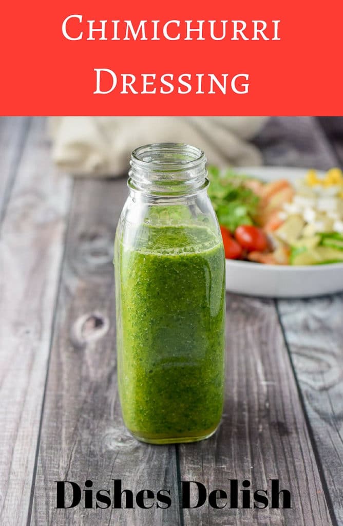 Chimichurri dressing for Pinterest
