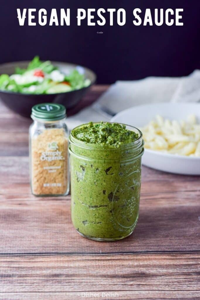 Vegan Pesto Sauce for Pinterest 3