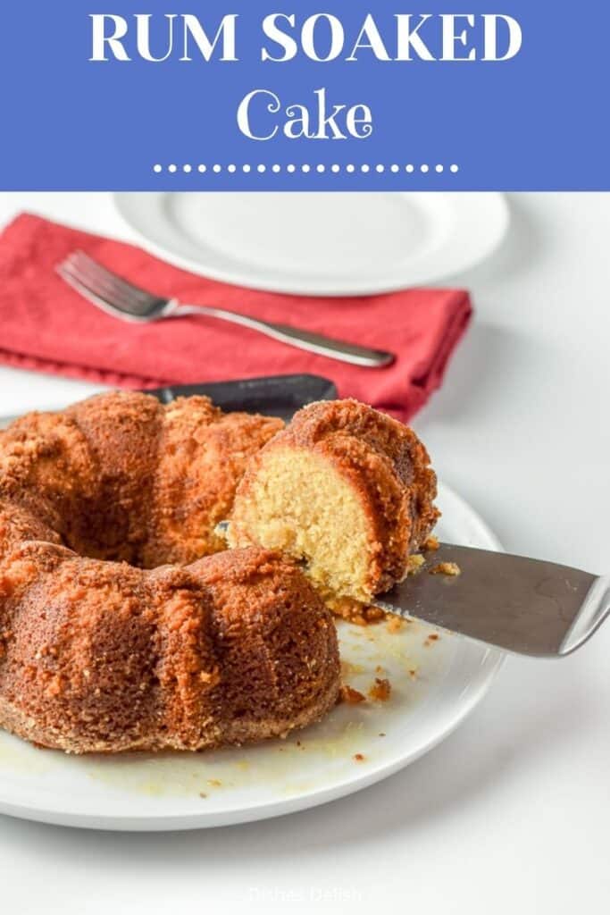 Rum Soaked Cake for Pinterest 2