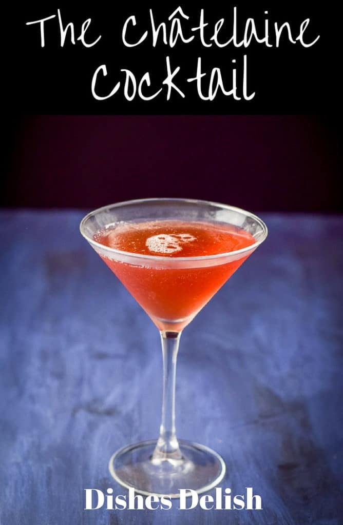 Châtelaine Cocktail for Pinterest