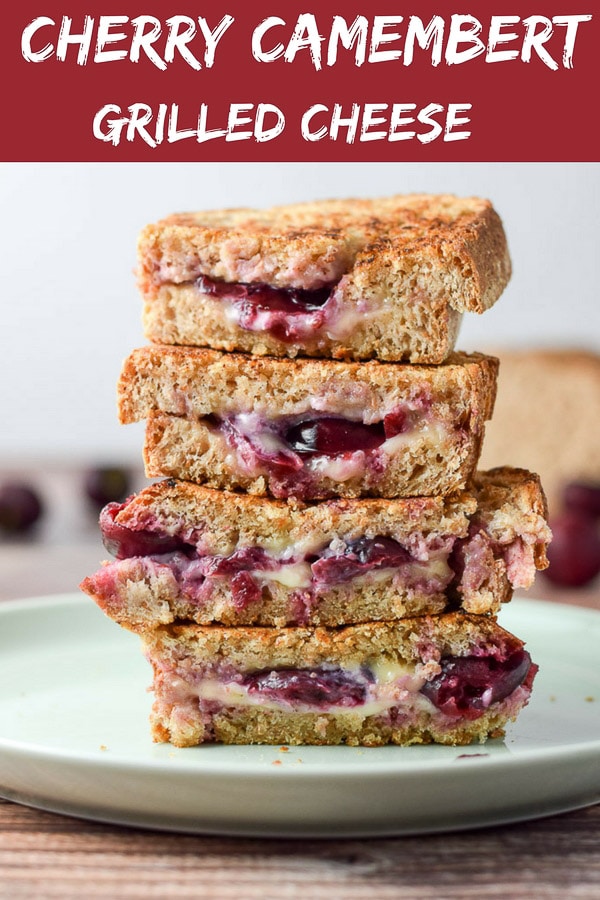 Cherry Camembert Grilled Cheese Sandwich for Pinterest -2