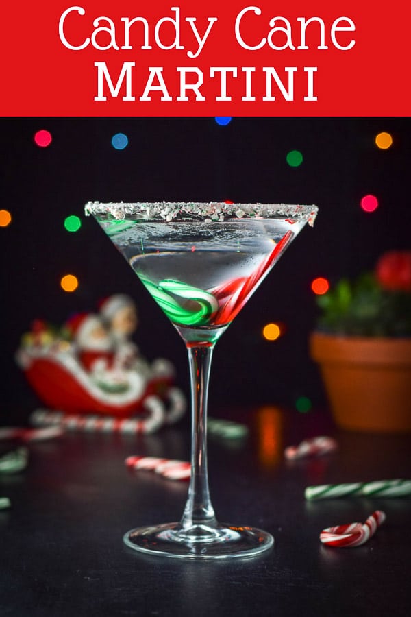 candy cane martini