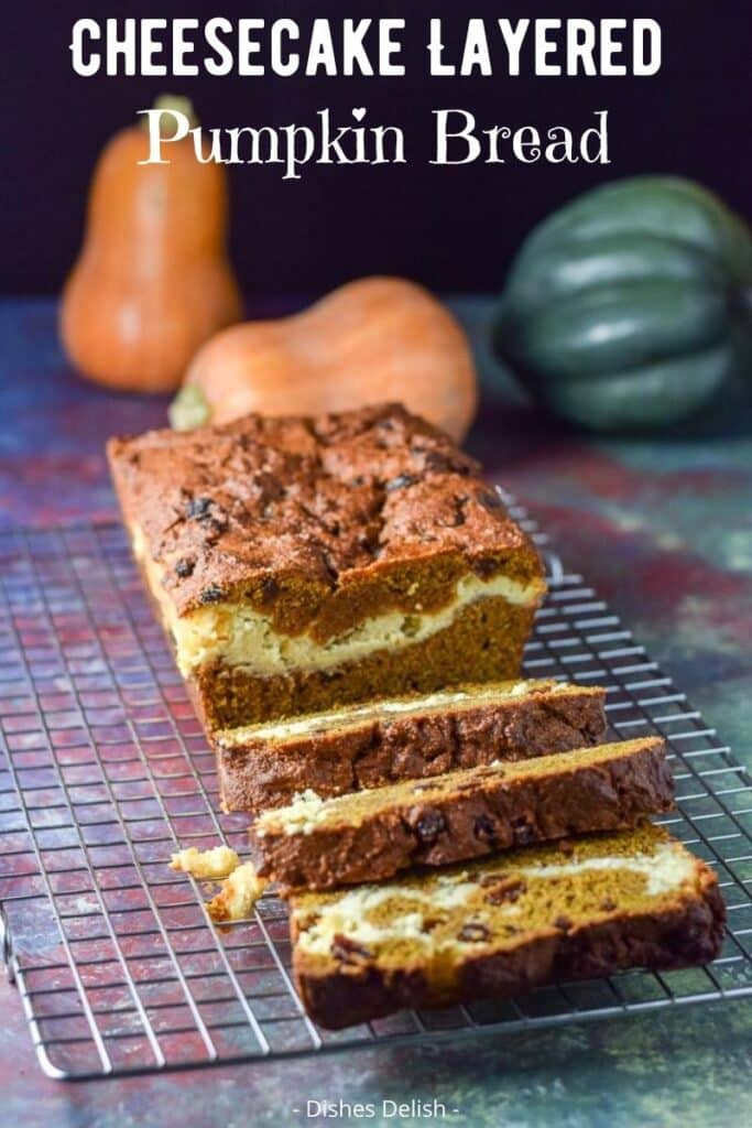 Pumpkin Cheesecake Bread for Pinterest 3