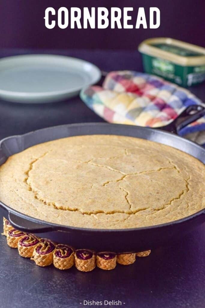 Cast Iron Cornbread for Pinterest 3