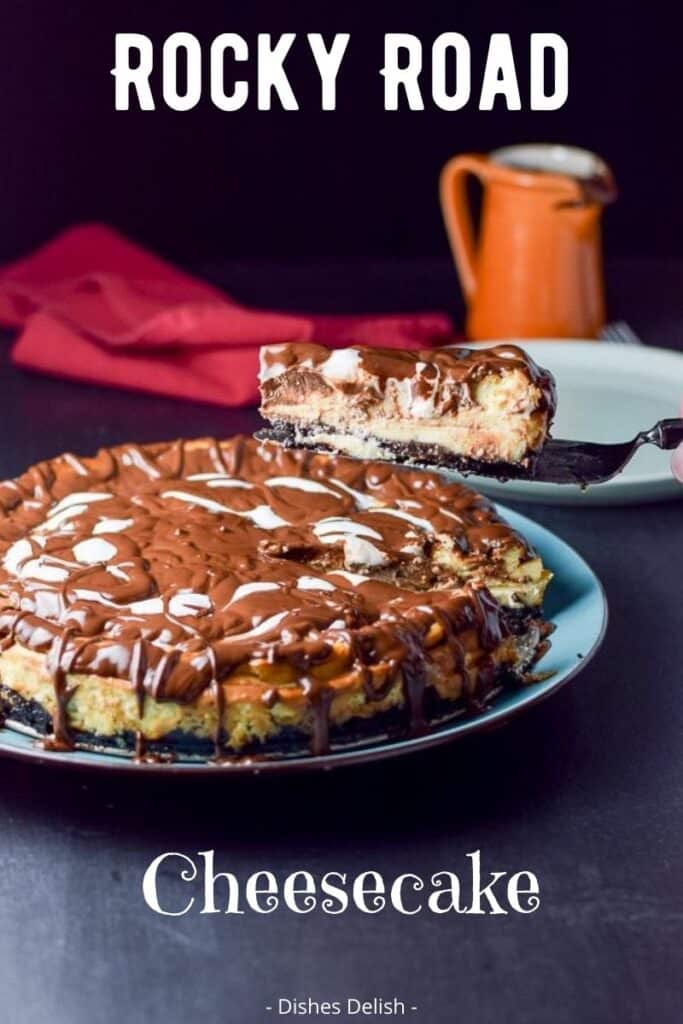 Rocky Road Cheesecake for Pinterest 3