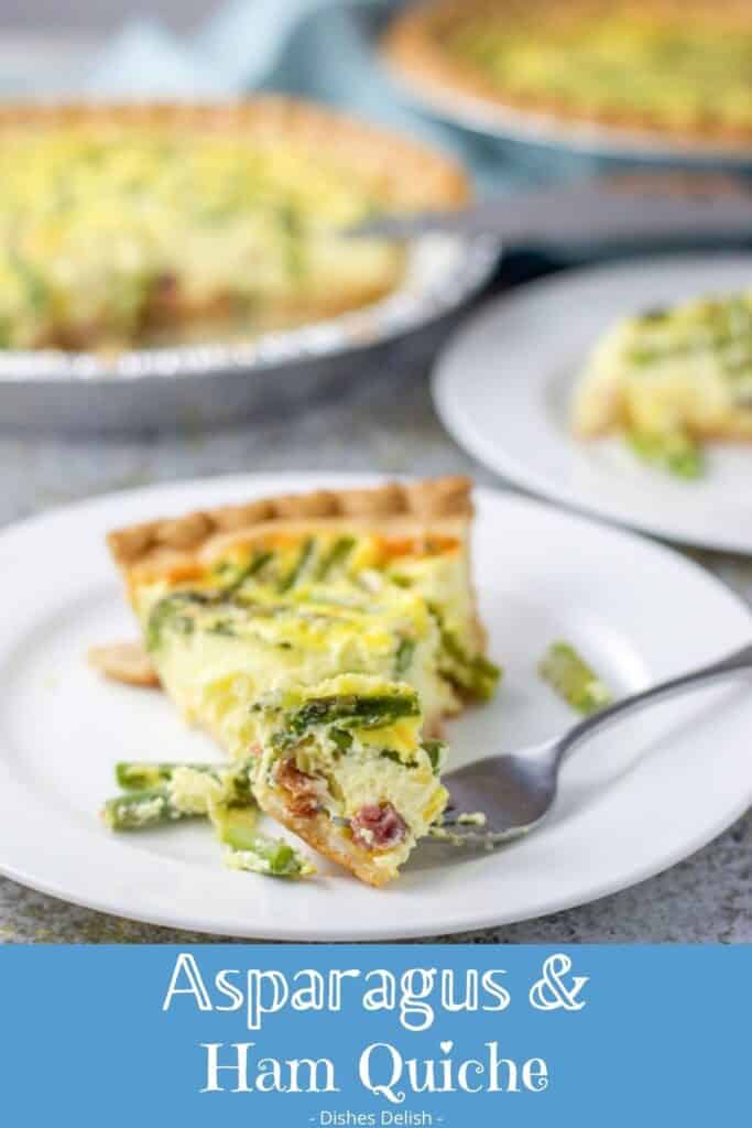 Ham and Asparagus Quiche for Pinterest 3
