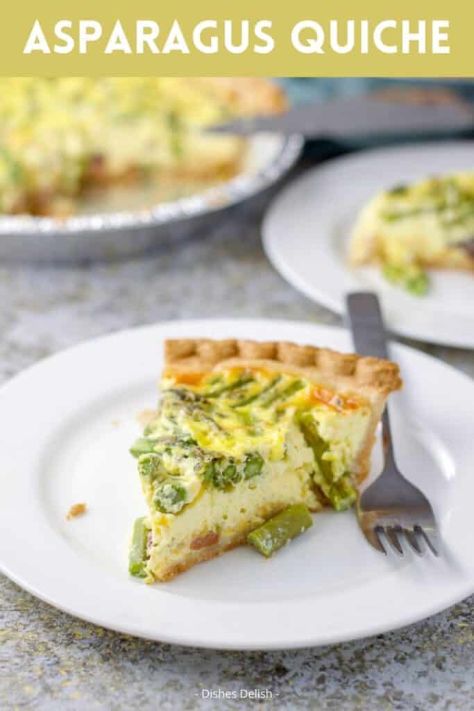 Ham and Asparagus Quiche for Pinterest 5