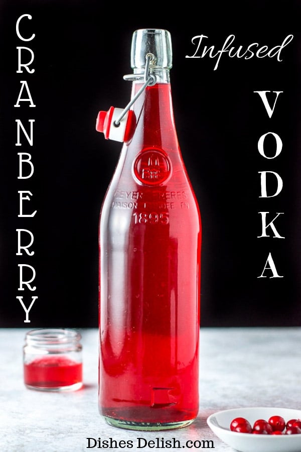 Cranberry Infused Vodka for Pinterest