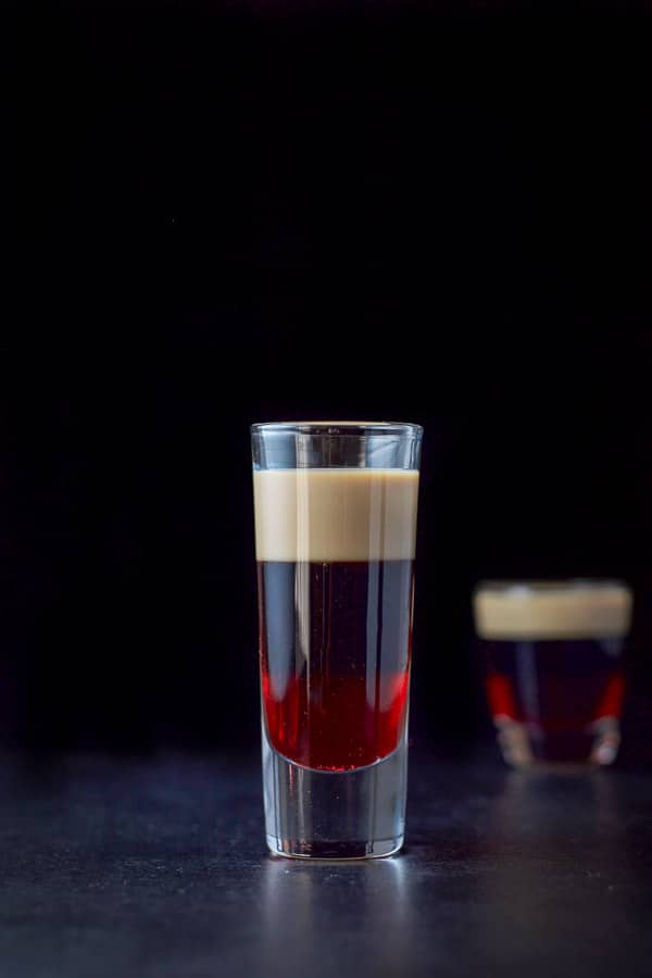 Vertical view of the chocolate covered cherry shot Vertical view of the chocolate covered cherry shot
