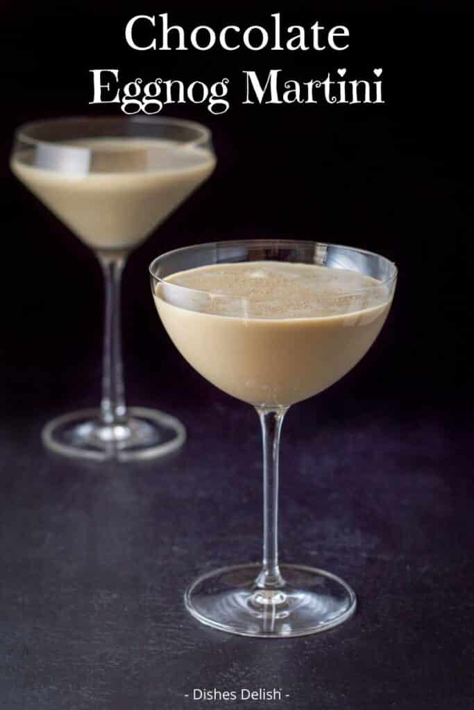 Chocolate Eggnog Martini for Pinterest 2