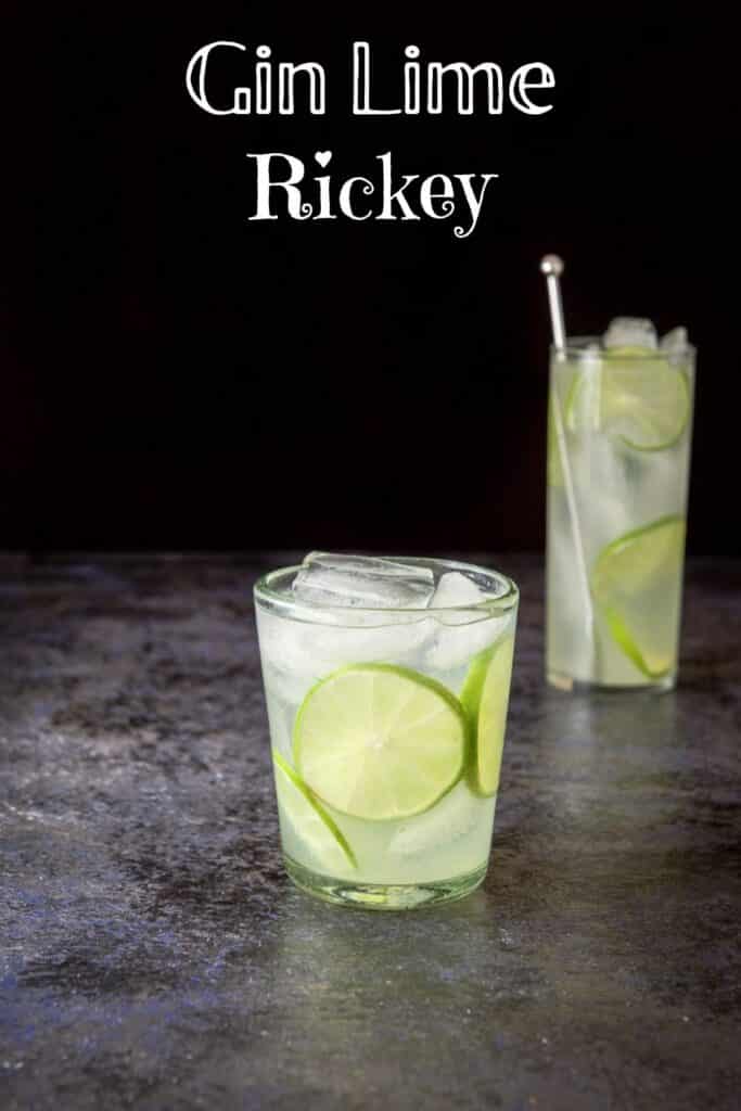 Gin Lime Rickey for Pinterest 2