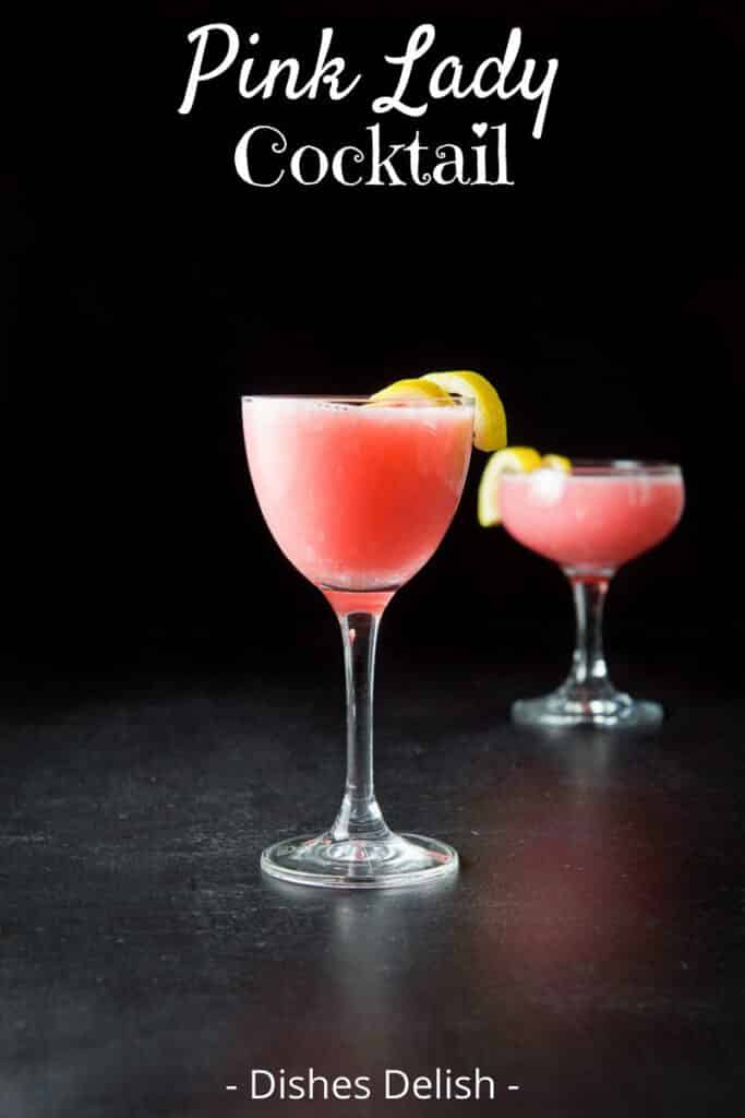 Pink Lady Cocktail for Pinterest 4