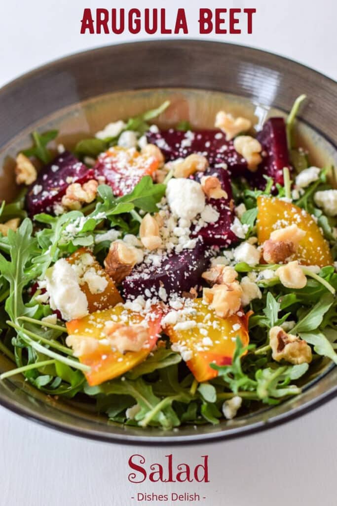 Arugula Beet Salad for Pinterest 3