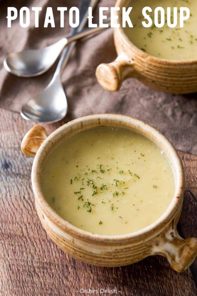 Instant Pot Potato Leek Soup for Pinterest 2