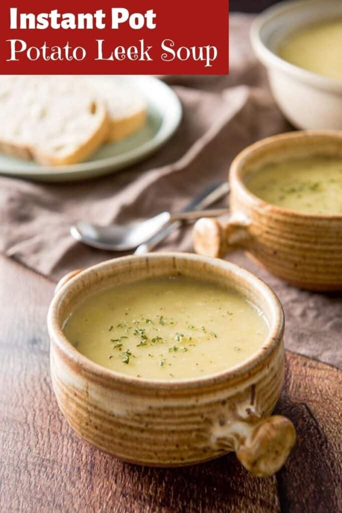 Instant Pot Potato Leek Soup for Pinterest 5