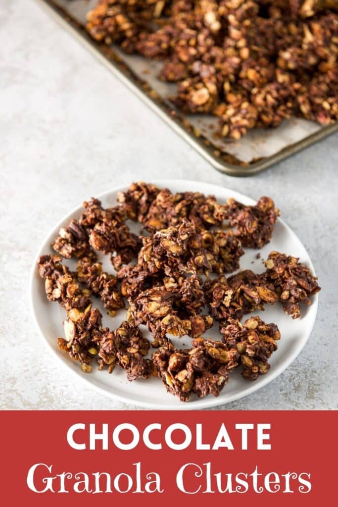 Chocolate Granola Clusters for Pinterest 2