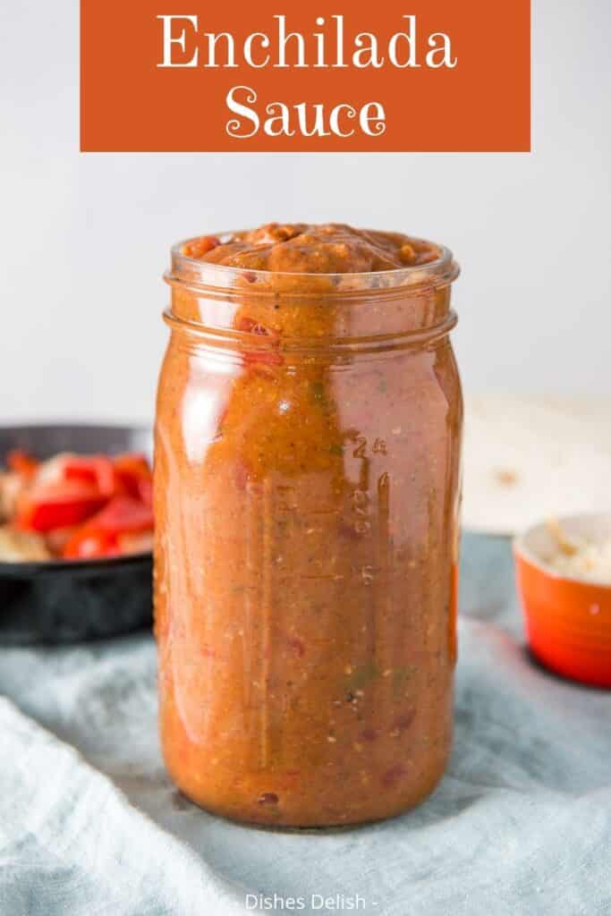 Chunky Enchilada Sauce for Pinterest 2