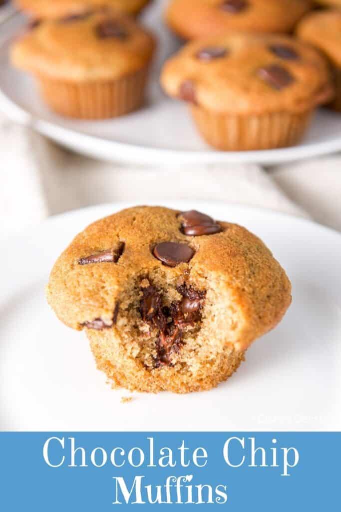 Spelt Chocolate Chip Muffins for Pinterest 5