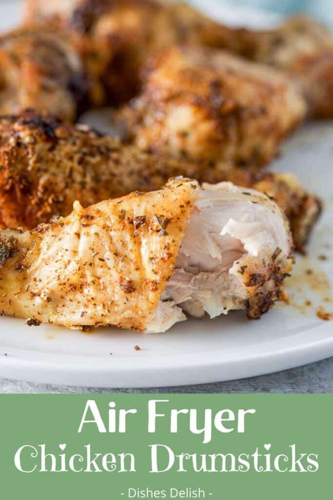 Air Fryer Chicken Drumsticks for Pinterest 1