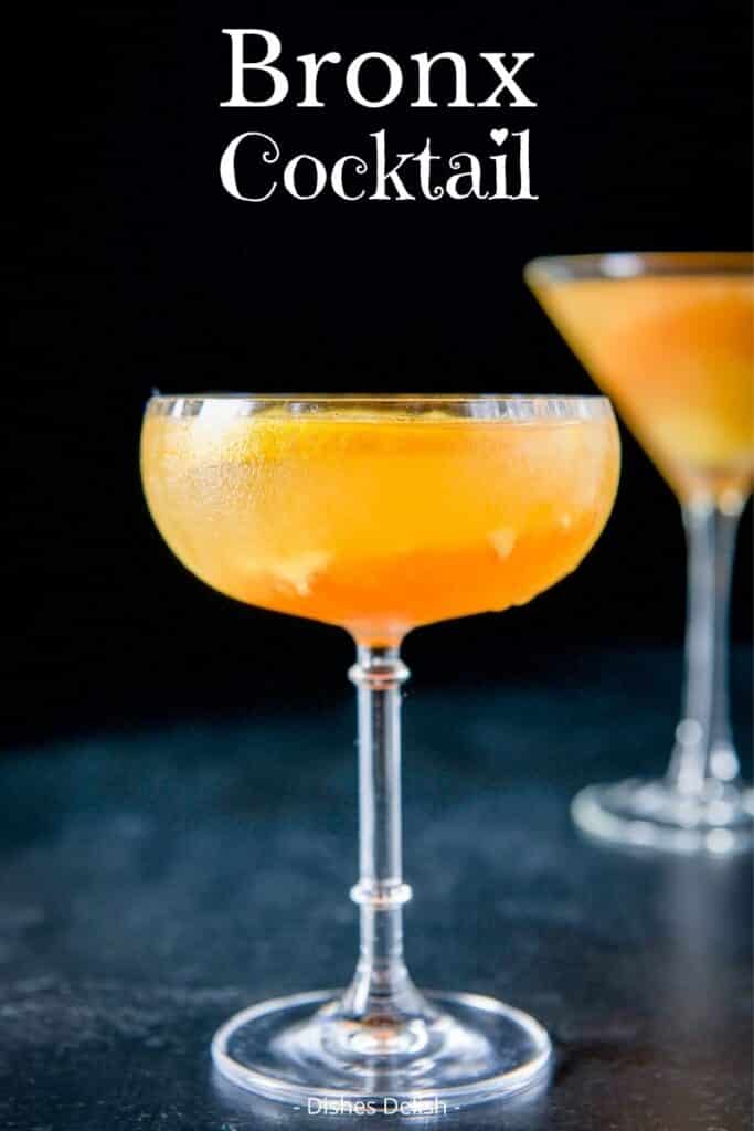 The Bronx Cocktail for Pinterest