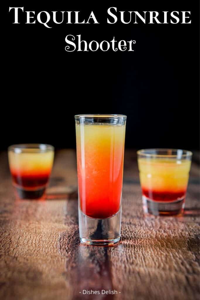Tequila Sunrise Shot Pinterest