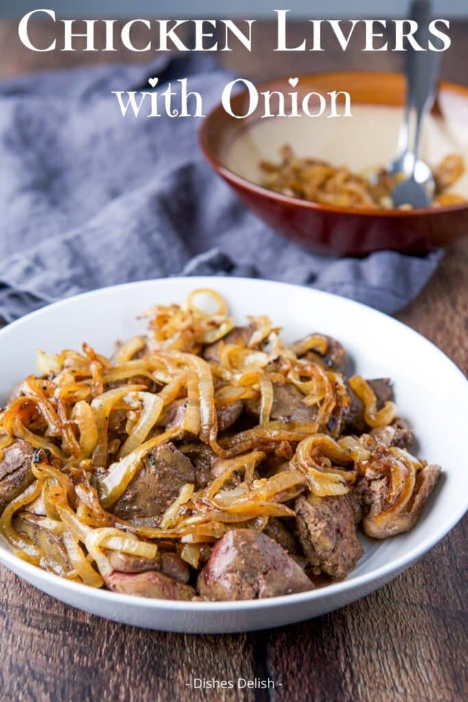 Chicken Livers with Onions for Pinterest 1