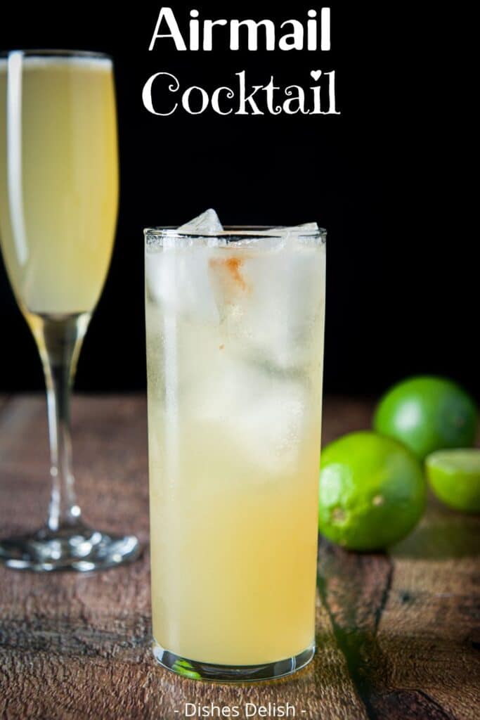 airmail cocktail for Pinterest
