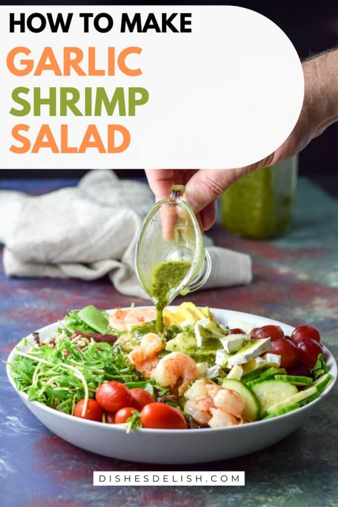 garlic shrimp salad Pin 2