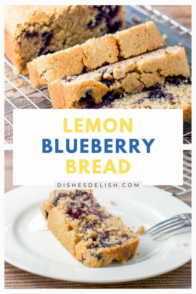 lemon blueberry bread Pin 1