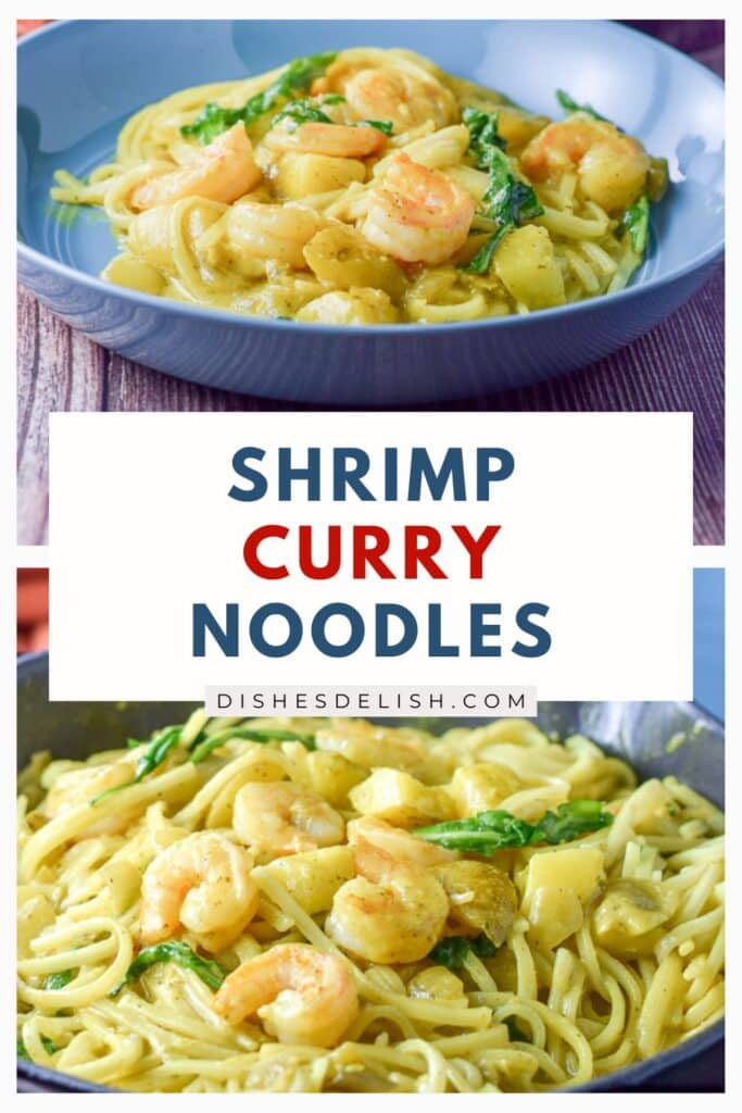 shrimp curry noodles Pin