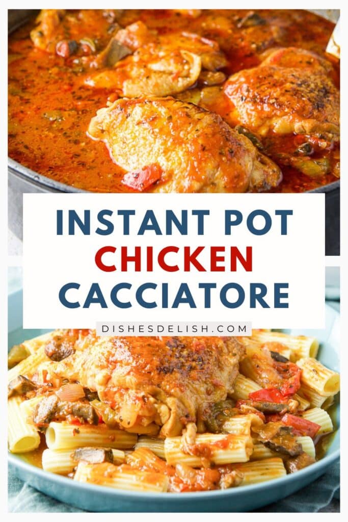 instant pot chicken cacciatore Pin