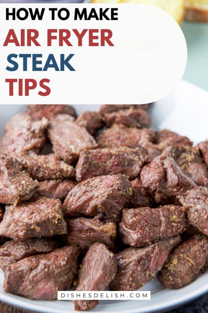 air fryer steak tips Pin 2