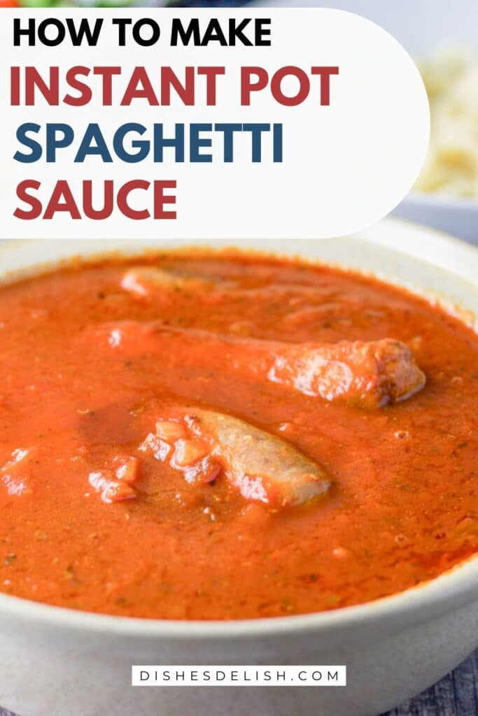 instant pot spaghetti sauce Pin 2