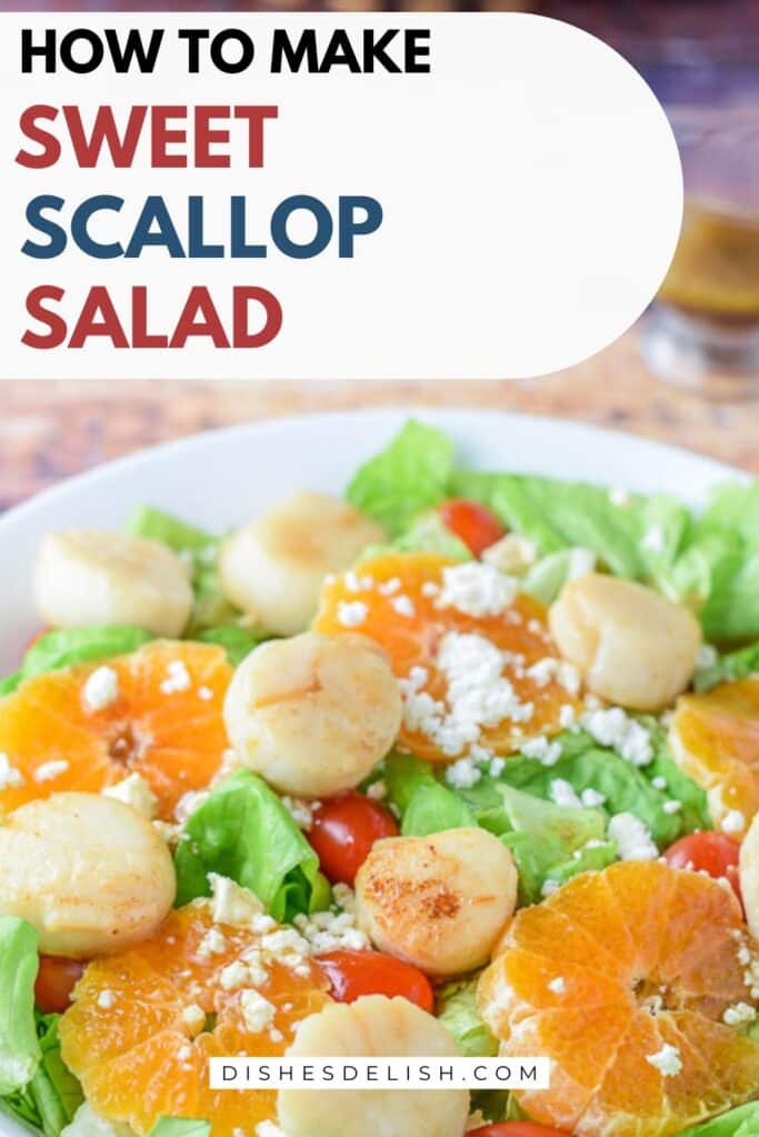 scallop salad Pin 2