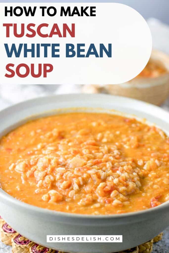 tuscan white bean soup Pin