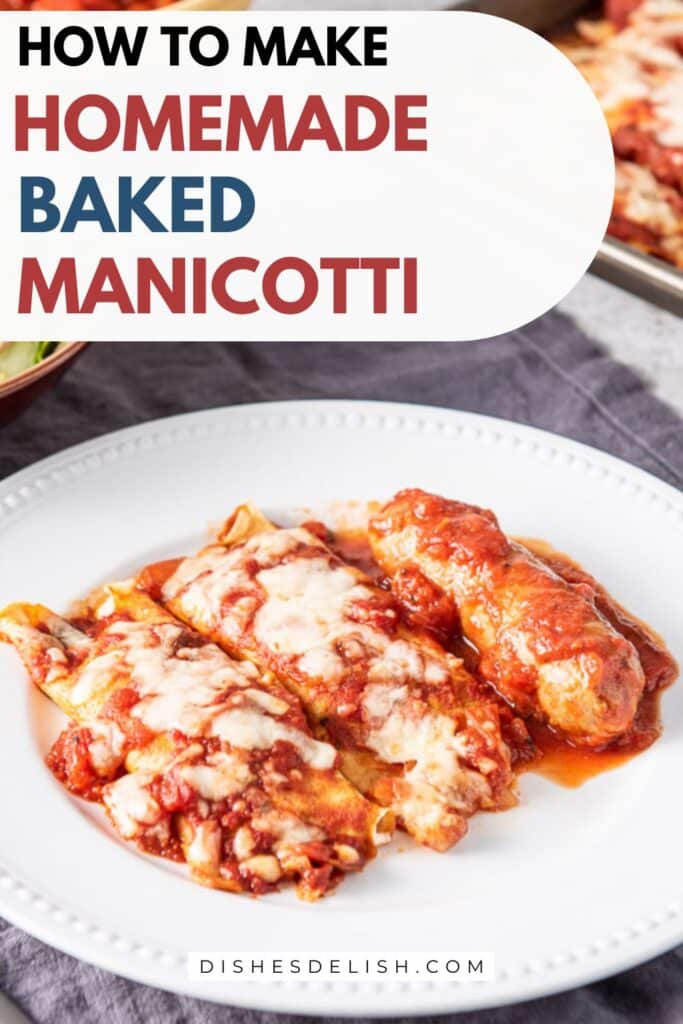 baked manicotti Pin 2