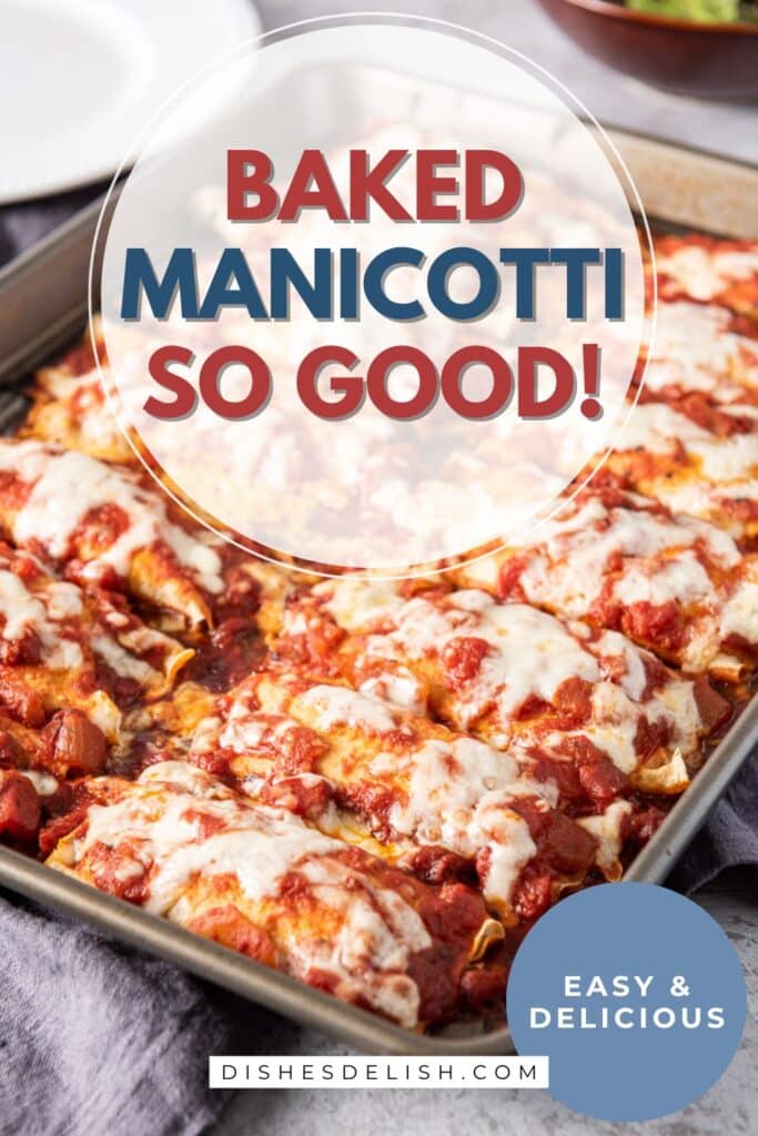 baked manicotti Pin 3