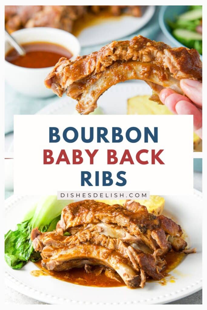 bourbon baby back ribs Pin