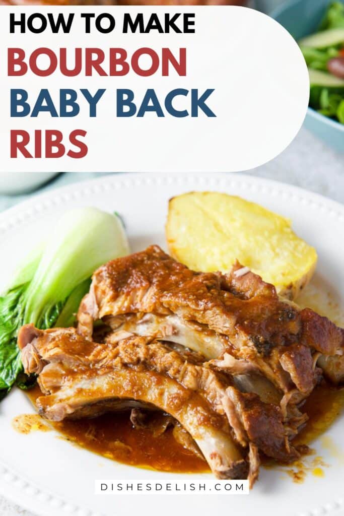 bourbon baby back ribs Pin 2