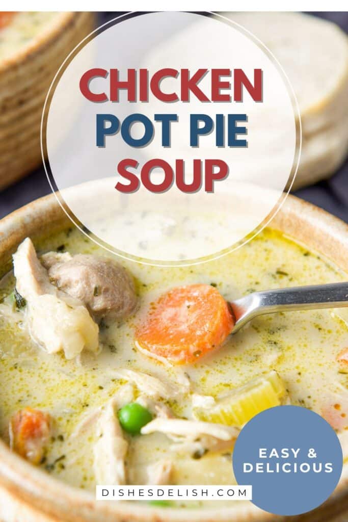 instant pot chicken pot pie soup Pin 5