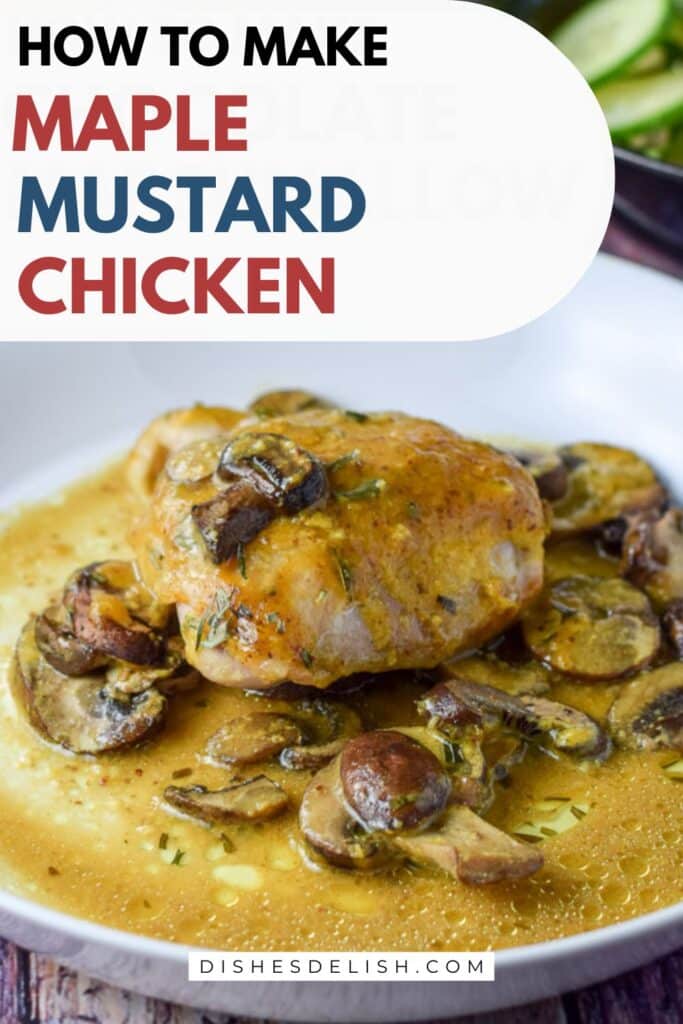maple mustard chicken Pin 2