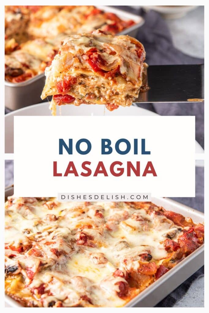 no boil lasagna Pin