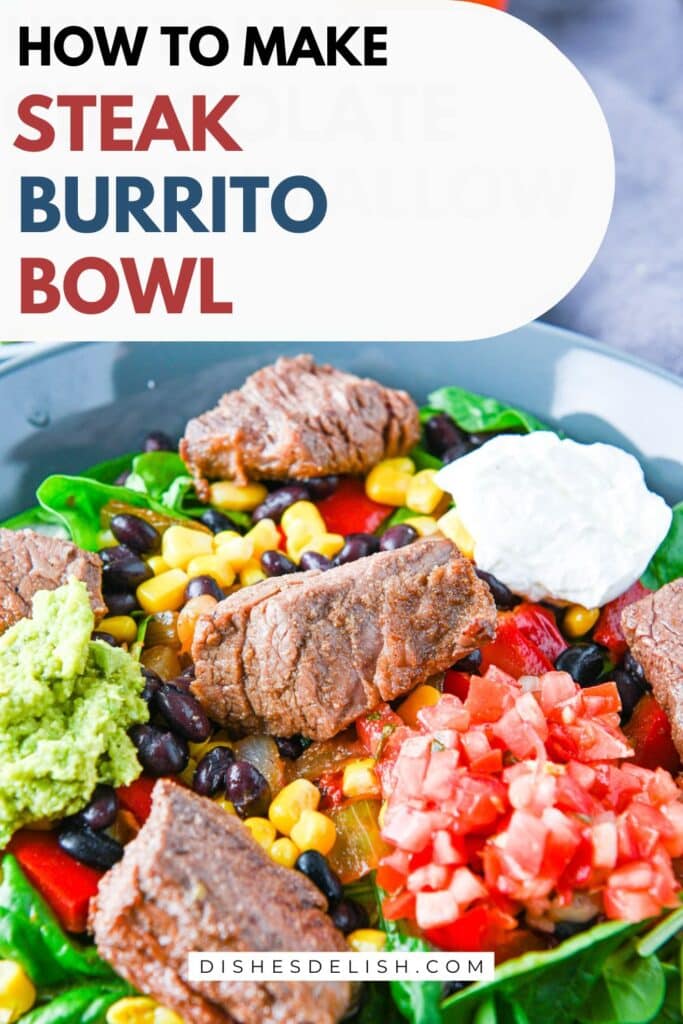 steak burrito bowl Pin