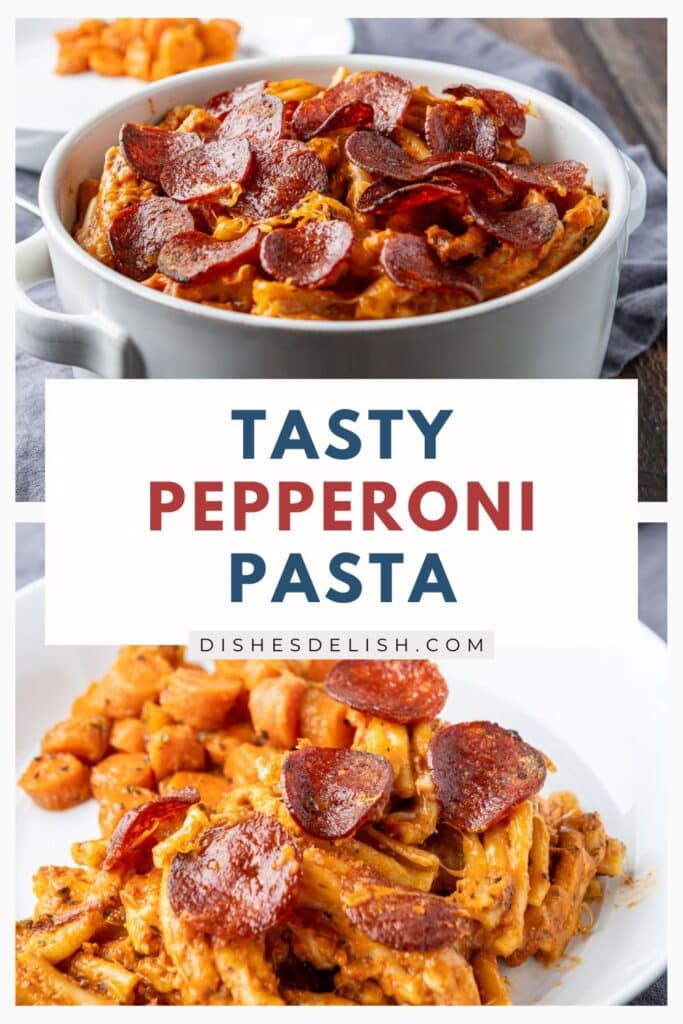 pepperoni pasta Pin
