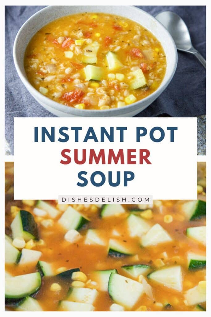 instant pot summer soup pin
