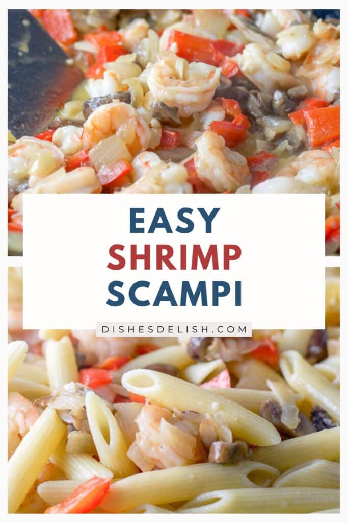 easy shrimp scampi pin